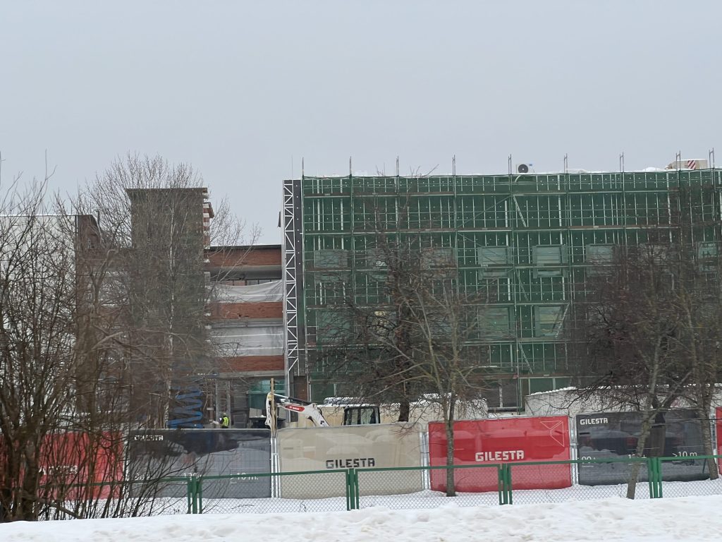 Infekcinių ligų departamentas prie Klaipėdos univesitetinės ligoninės (Liepojos g. 39) - Hospital - construction photos