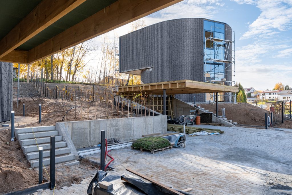 Duonos kalnas 1 etapas (Duonos Kalno g. 20, 22, 24, 26) - Private house community - construction photos