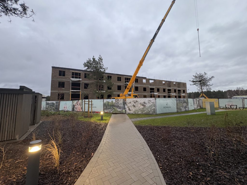 Valterciems – 1. kārta, 2. ēka – Ēvalda Valtera iela 44B (Ēvalda Valtera iela 44B) - Daugiabutis - statybų nuotraukos