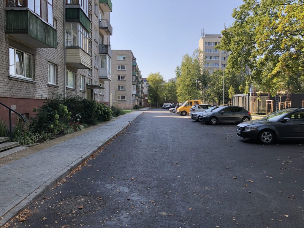 Rumpiškių kvartalas (III teritorija) (Taikos pr.,Rumpiškės g., Sausio 15-osios g.) - Pedestrian path - construction photos