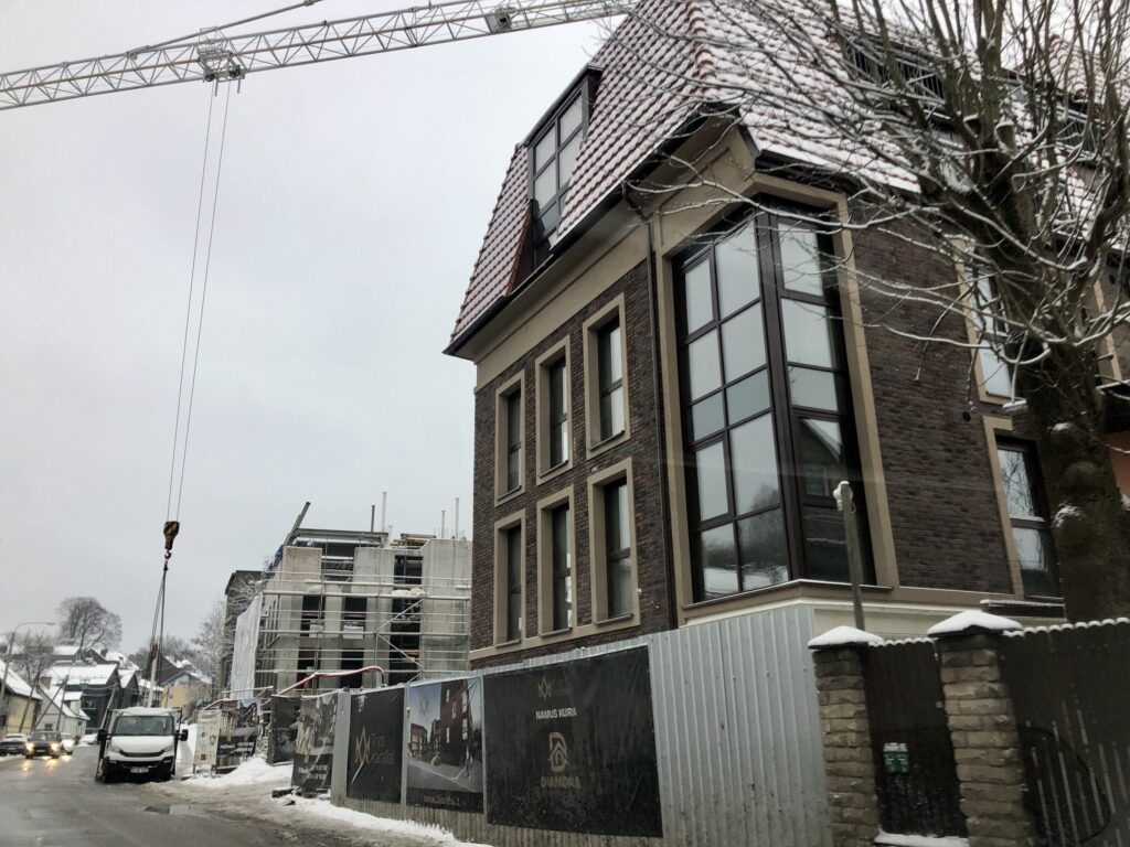 Trys karaliai (Polocko g. 25, 31) - Multi apartment - construction photos