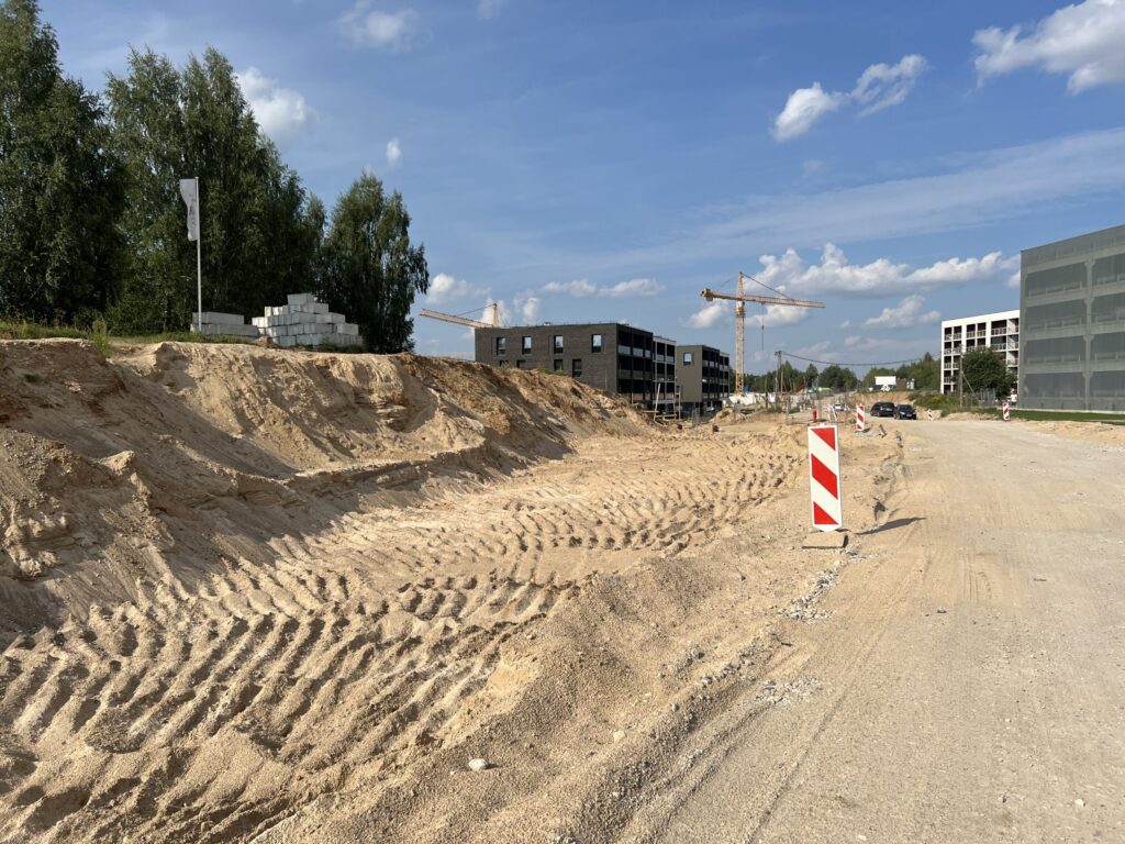 Karaliaučiaus g. atkarpa, Vištyčio g., J. Bretkūno g. atkarpa (Karaliaučiaus g., Vištyčio g., J. Bretkūno g.) - Bike path, Street - construction photos