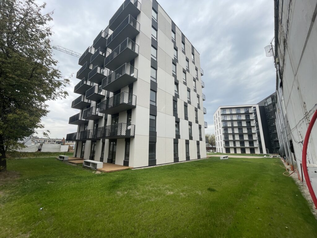 City Yard (Kareivių g. 2D) - Multi apartment - construction photos