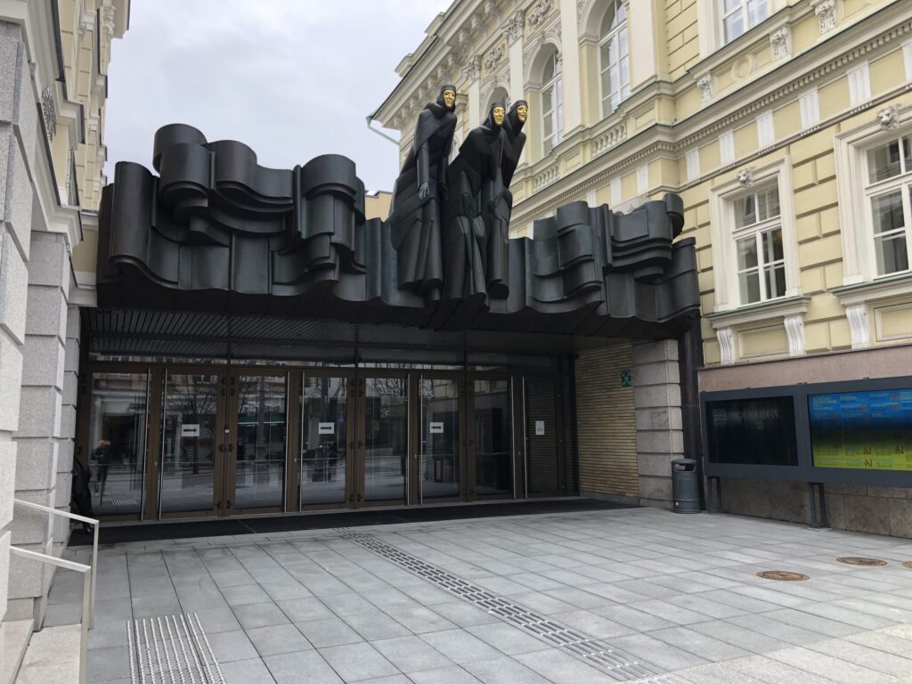 Lietuvos nacionalinis dramos teatras (Gedimino pr. 4) - Cultural center - construction photos