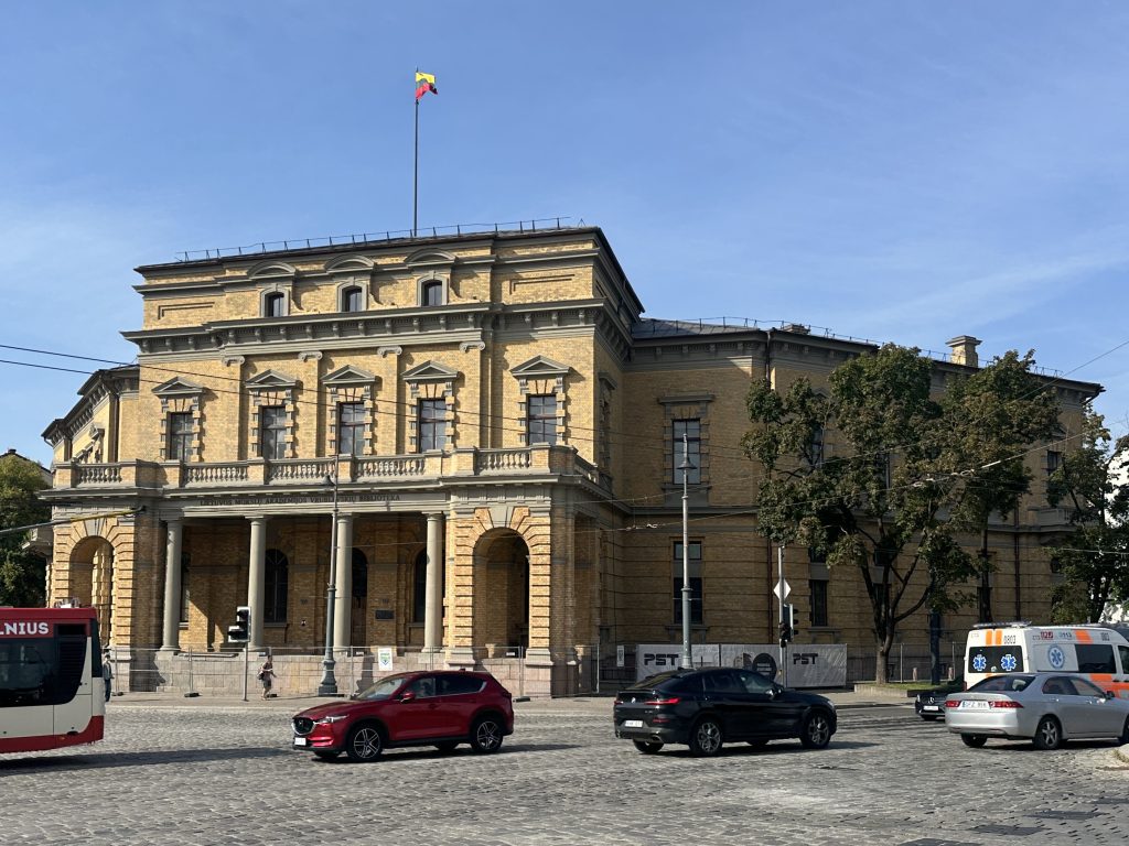 Vrublevskių bibliotekos rekonstrukcija (Žygimantų g. 1) - Library - construction photos