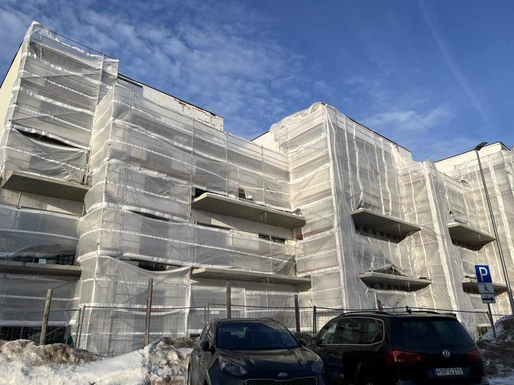 Grunau 121 (Simono Grunau g. 121) - Daugiabutis - statybų nuotraukos