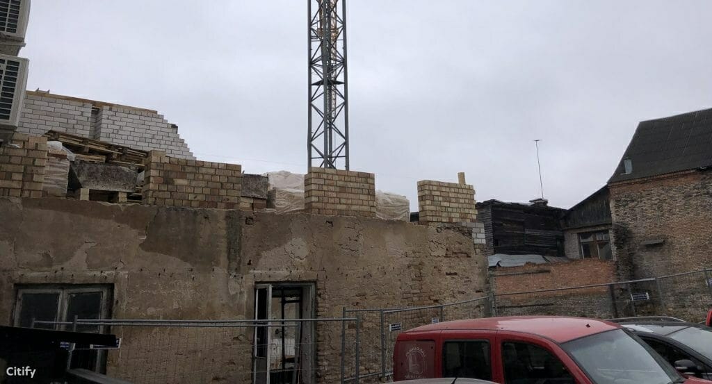 Totorių sodas (Totorių g. 13) - Multi apartment - construction photos