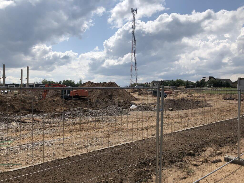 Moki-veži Pilaitė (Pilkalnio g. 3) - Shopping center - construction photos