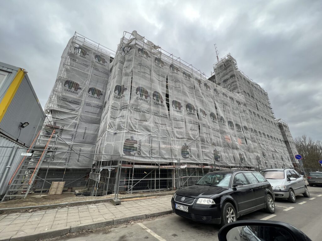 Kauno apskrities viešoji biblioteka (Radastų g. 2) - Library - construction photos