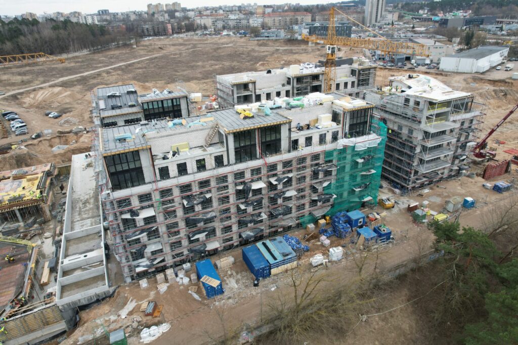 reVINGIS River Space (Geležinio Vilko g. 2) - Multi apartment - construction photos