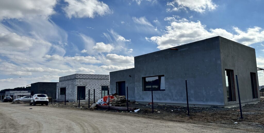 Katišių g. 18, 24, 26, 28, 30, 32, 34, 36 (Katišių g. 18, 24, 26 ,28, 30, 32, 34, 36) - Private house community - construction photos