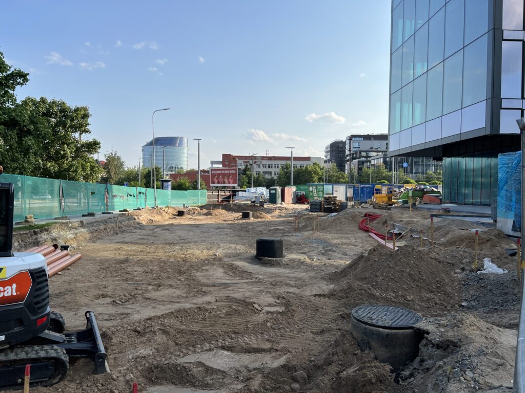 Teltonika Saltoniškių g. (Saltoniškių g. 14) - Office center - construction photos