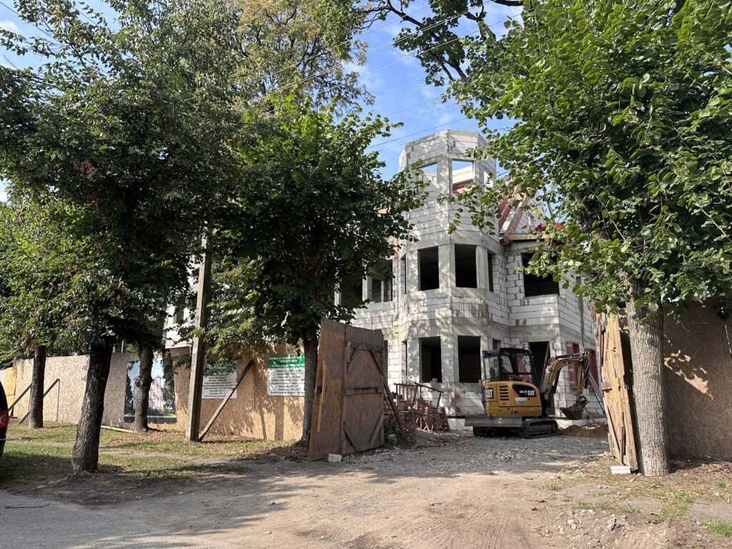 Panemunės vila (Gailutės g. 28) - Multi apartment - construction photos