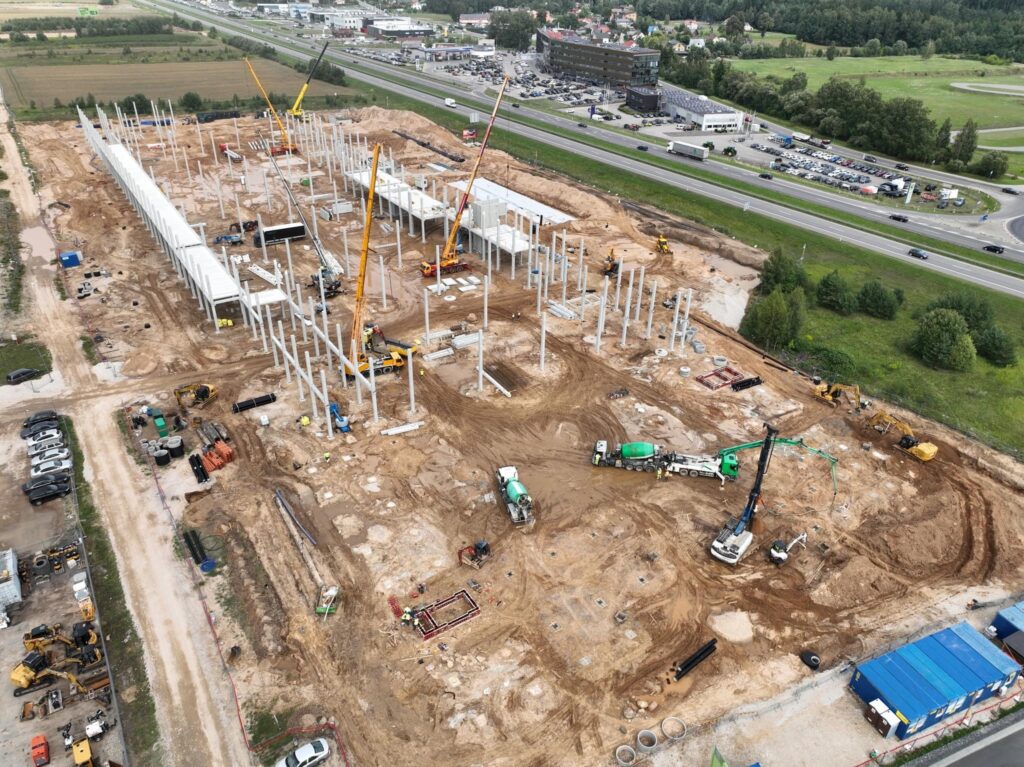 Urban Hub Vilnius (Ožiarūčių g. 3, Avižienių k.) - Stock office / Flex space - construction photos