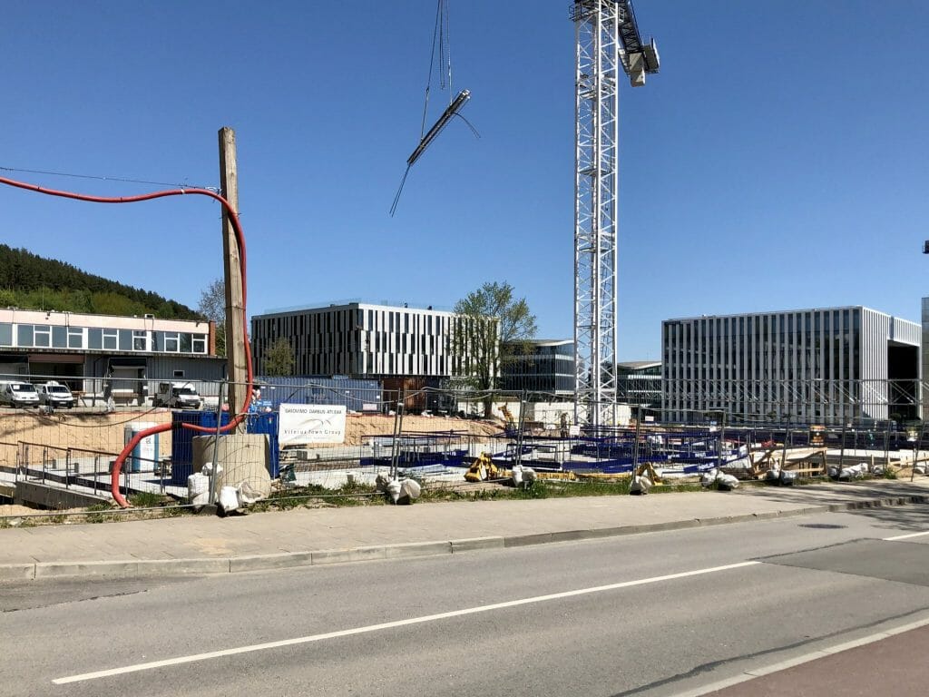 CORE (Ukmergės g. 126) - Office center - construction photos