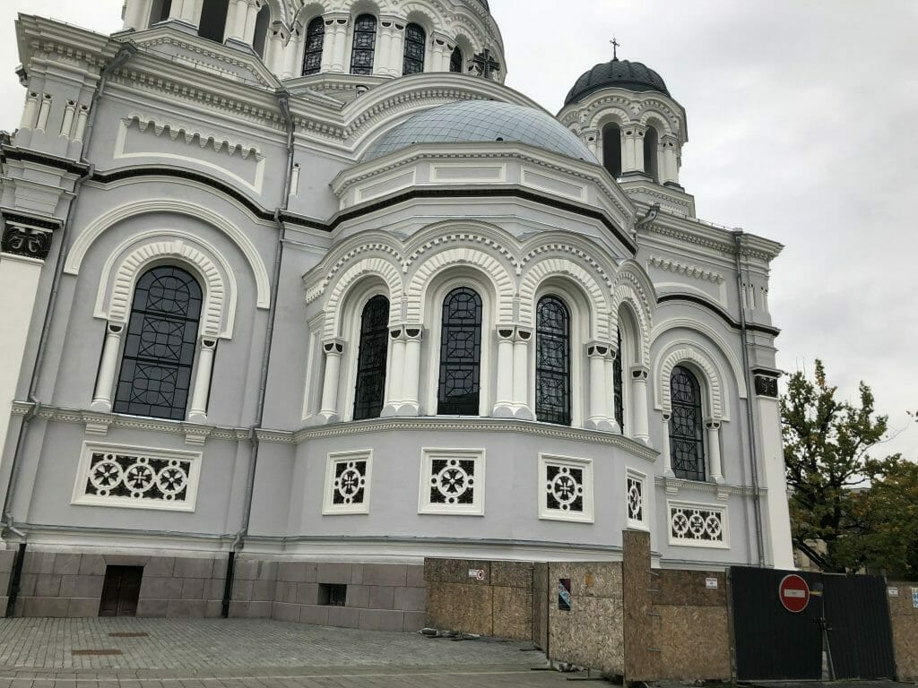 Kauno Soboro rekonstrukcija (Nepriklausomybės a. 14) - House of worship - construction photos