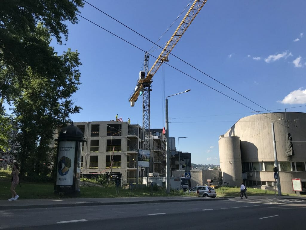 Matau Vilnių 3 etapas (Aludarių g. 9, 11) - Multi apartment - construction photos