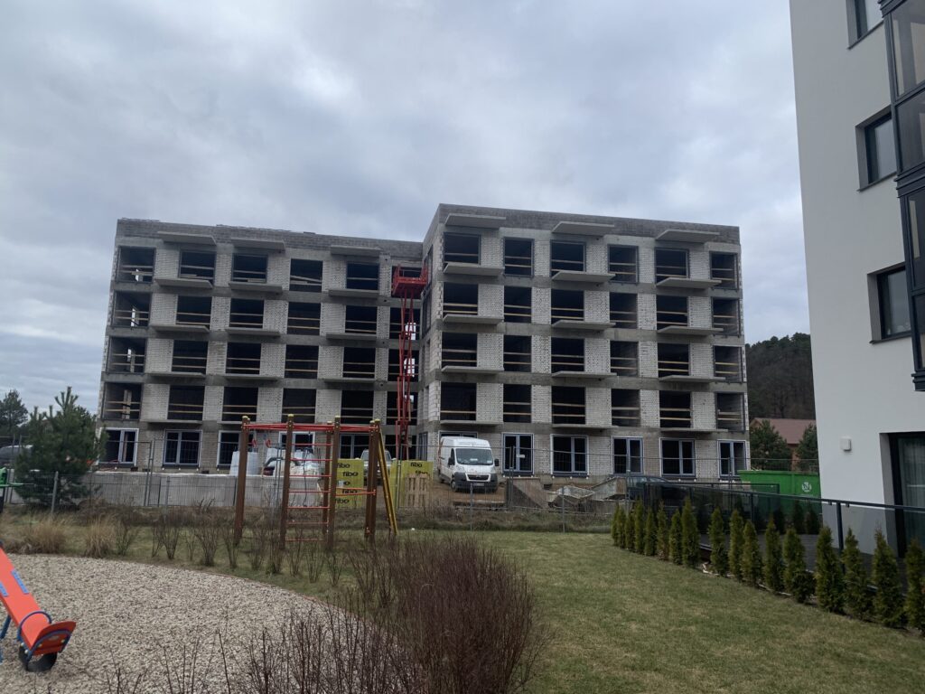 Pušų apartamentai 1 etapas (B namas) (Raudondvario pl. 288K) - Multi apartment - construction photos