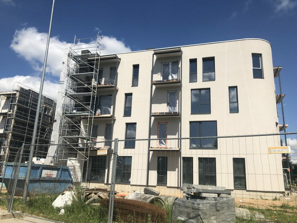Tonkūno apartamentai 1 etapas (J. Tonkūno g. 10) - Daugiabutis - statybų nuotraukos