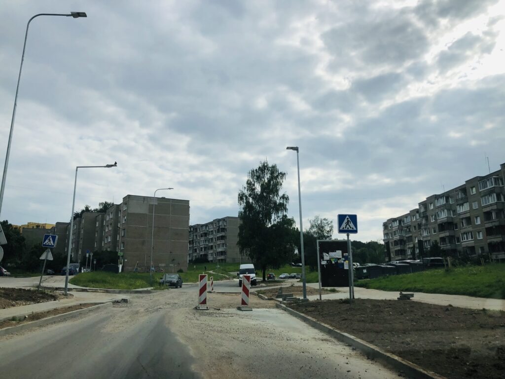 Ramaus eismo Vaduvos g. (Vaduvos g.) - Iela - būvdarbu attēli