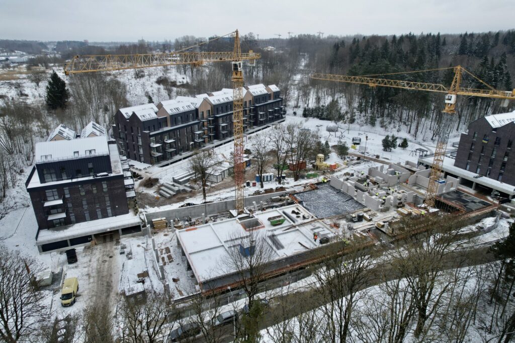 Miško ardai 3 etapas (Burbiškių g. 6) - Multi apartment - construction photos