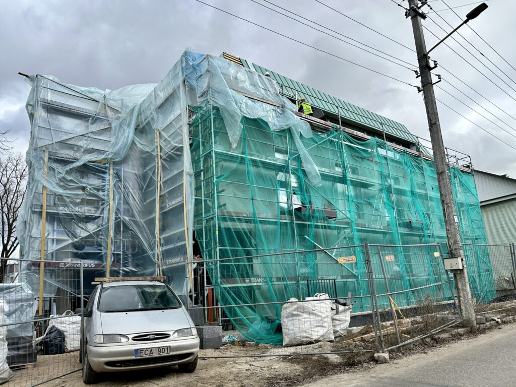 Sodų vilos (Sodų g. 48) - Multi apartment - construction photos