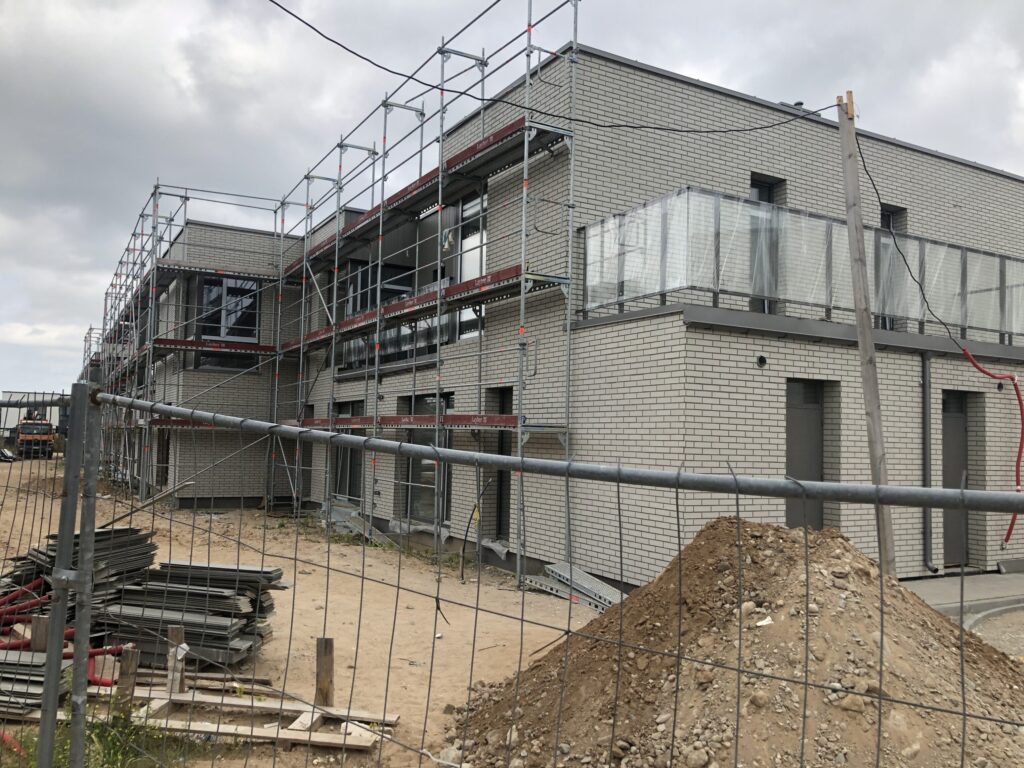 Bitėnų oazė 3 etapas (Bitėnų g. 3H) - Row housing - construction photos