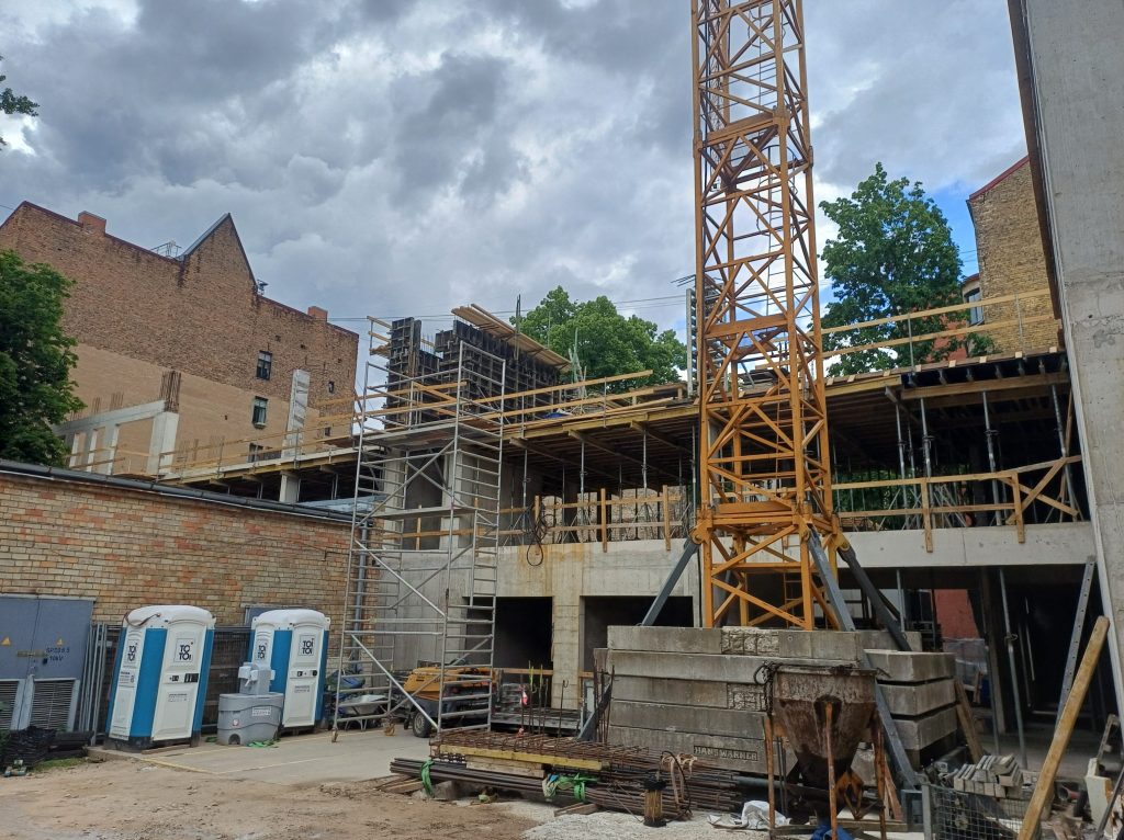 Skolas 17 (Skolas iela 17) - Multi apartment - construction photos