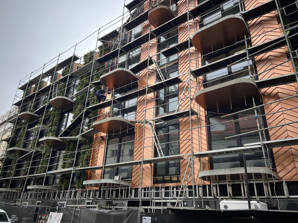 Teatro namai (Žvejų g. 3) - Daugiabutis - statybų nuotraukos