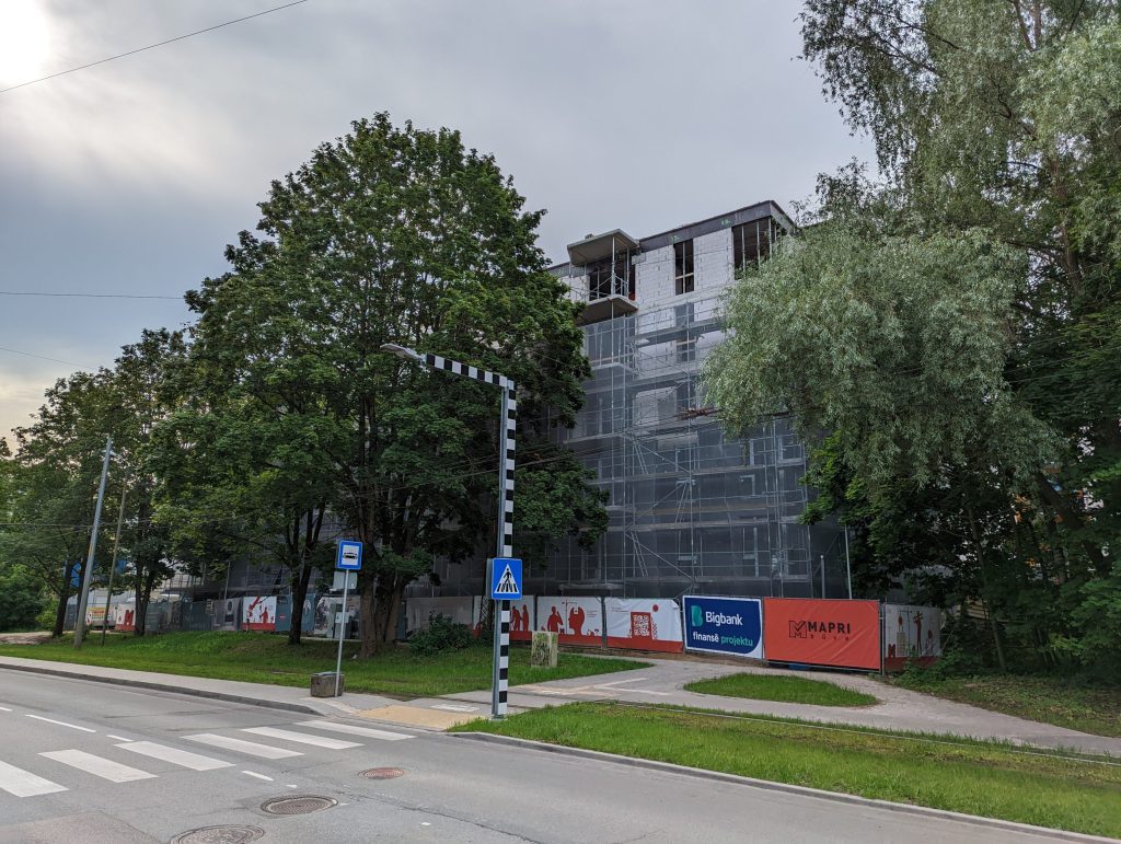 Parka kvartāls 3 kārta (Bauskas 97) - Daudzdzīvokļu nams - būvdarbu attēli