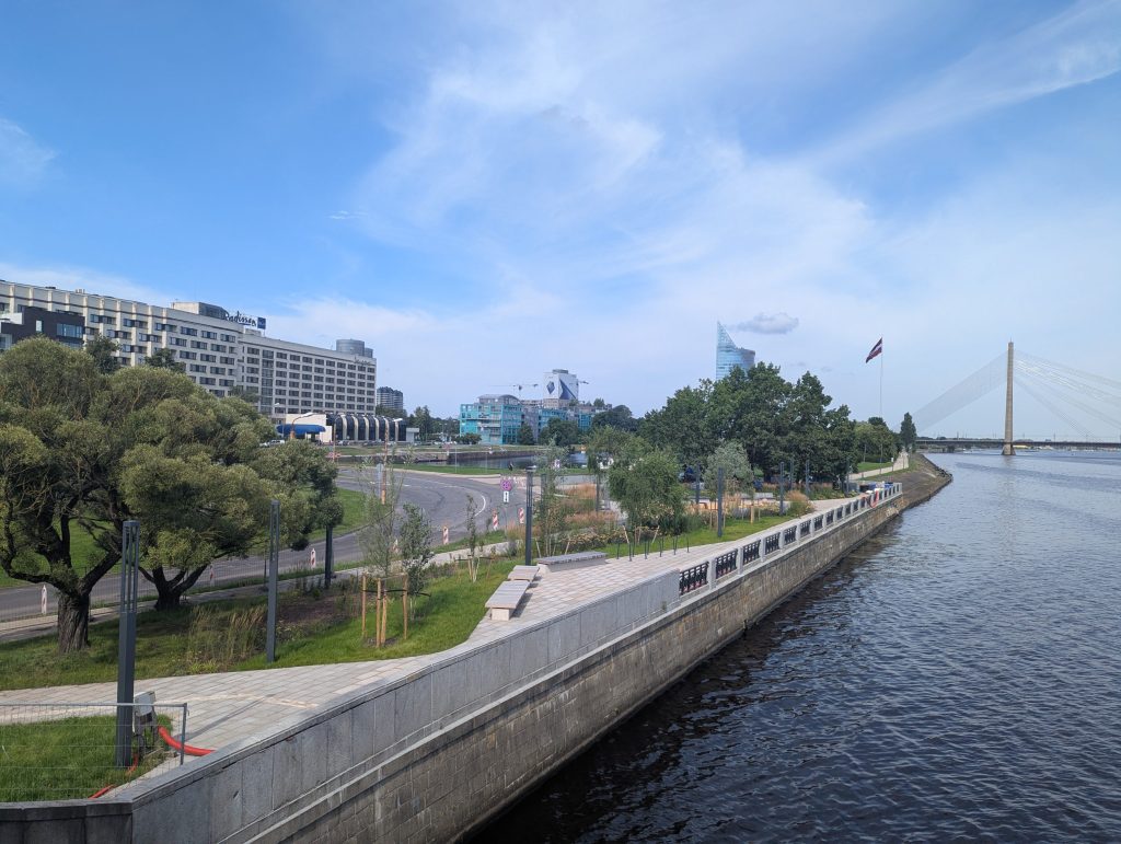 Mūkusalas ielas krasta promenāde (Mūkusalas iela) - Bike path, Waterside - construction photos