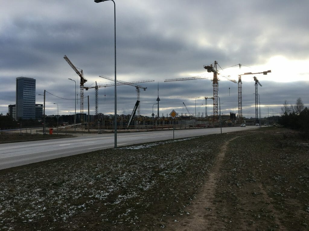 Vilnius OUTLET (Vytauto Pociūno g. 8) - Shopping center - construction photos