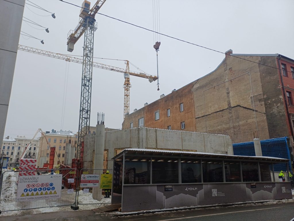 Centrus - 2. kārta - "A" ēka (Dzirnavu iela 85) - Daugiabutis, Kita komercija - statybų nuotraukos
