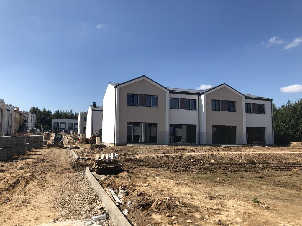 Pavilnio namai (P. P. Būčio g. 1, 2, 4, 5, 6, 7, 8, 9, 10, 11, 12, 13, 14, 16) - Row housing - construction photos
