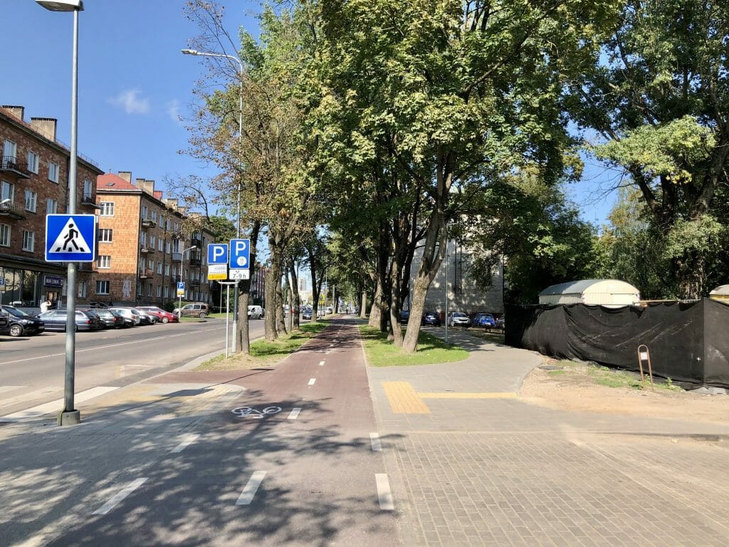 Rinktinės g. dviračių takas (Rinktinės g.) - Bike path - construction photos