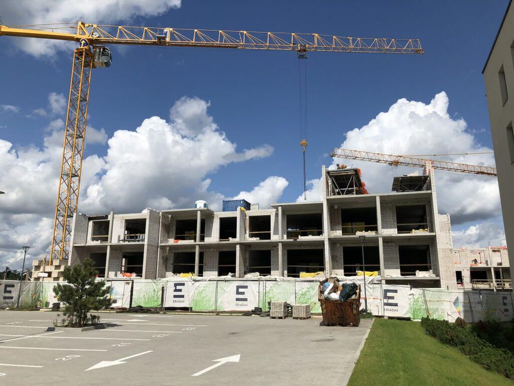 Aitvarų namai 2 etapas (Lazdynėlių g. 16A, 16B, 16C) - Multi apartment - construction photos