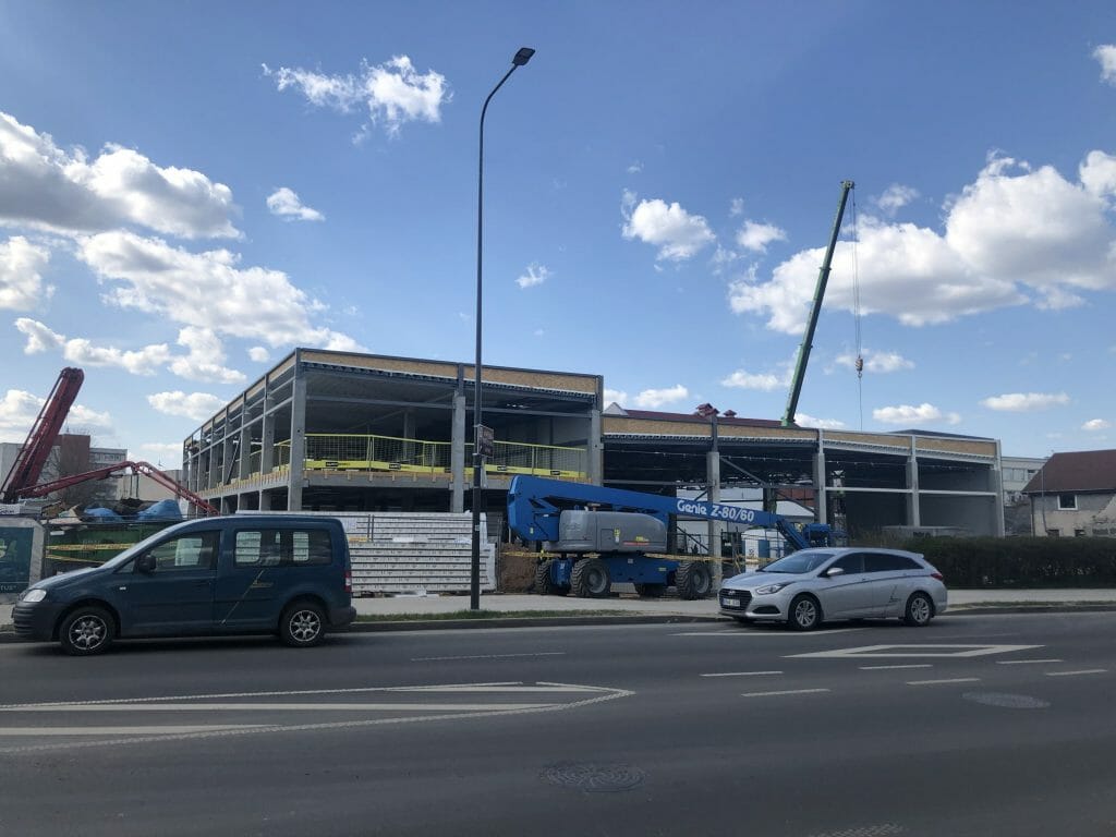 IKI Breslaujos g. (Breslaujos g. 3A) - Food store - construction photos