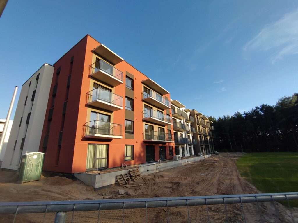 Pušų parkas (Lietaus g. 7) - Daudzdzīvokļu nams - būvdarbu attēli