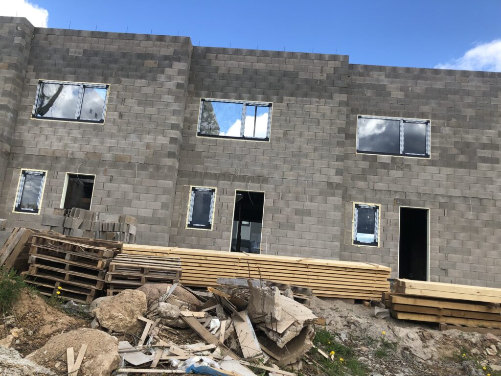 Dituvos kvartalas 5 etapas (Vorupės g. 37, 39) - Row housing - construction photos