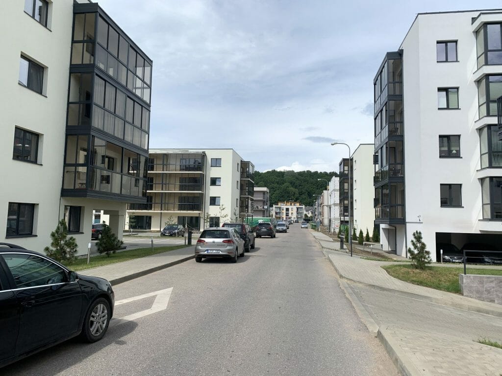 Lampėdžio takas 1 etapas (Įkalnės aklg.) - Multi apartment - construction photos
