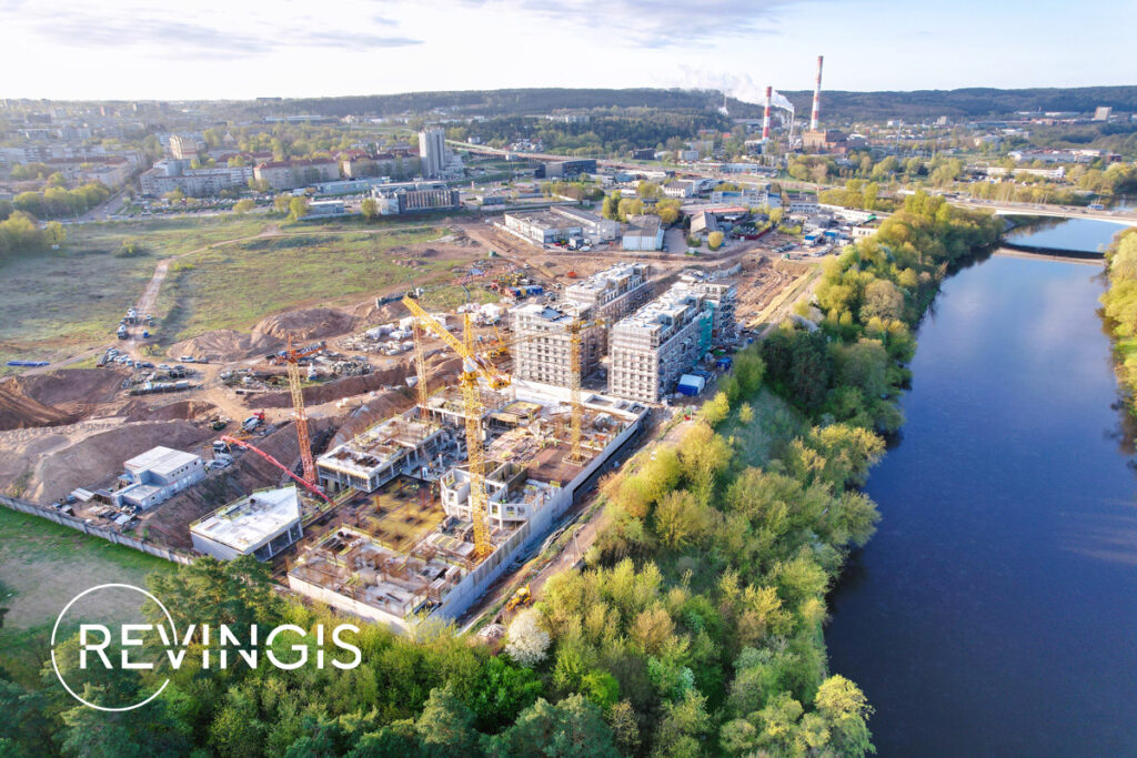 reVINGIS River Space (Geležinio Vilko g. 2) - Multi apartment - construction photos