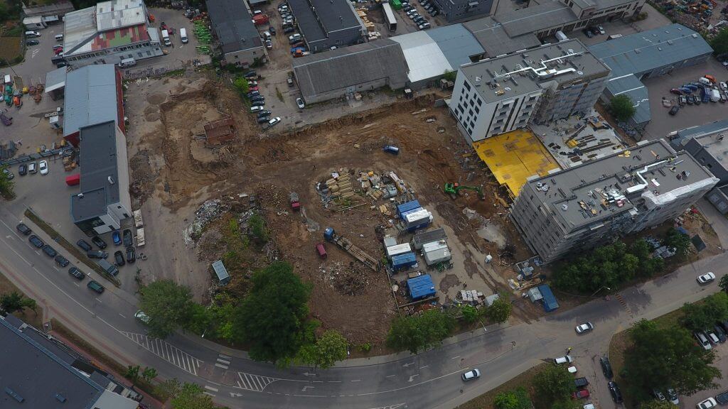 Paparčių namai 2 etapas (Utenos g. 41A) - Daugiabutis - statybų nuotraukos