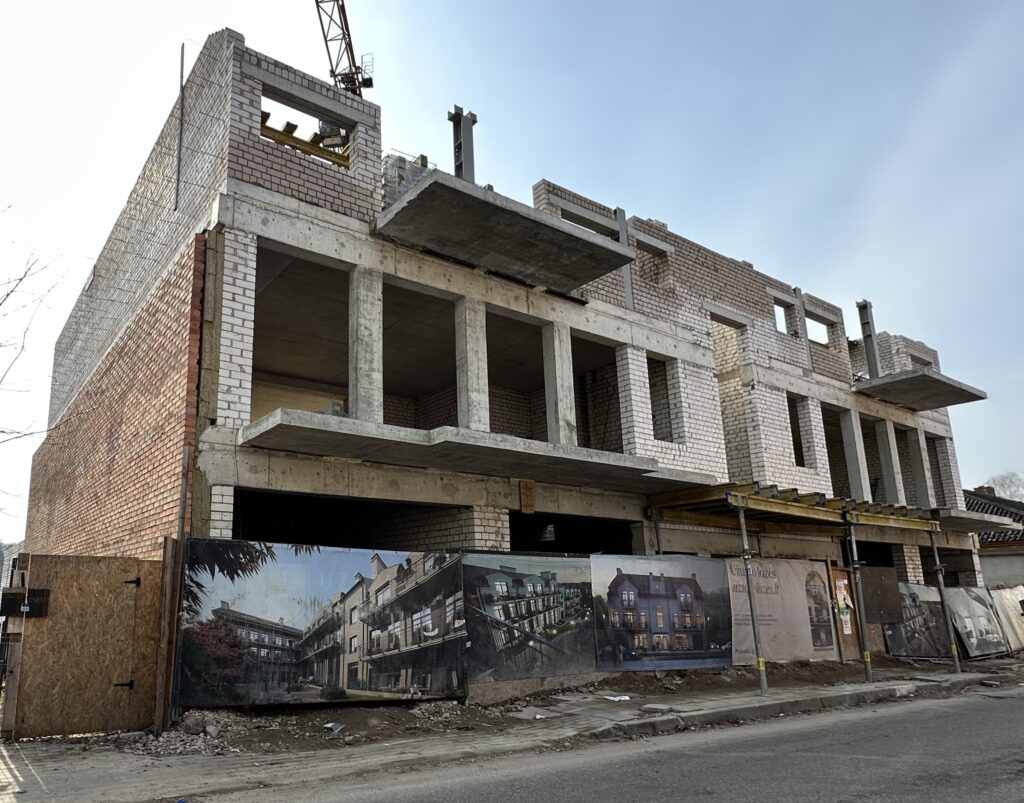 Užupio ložės (Polocko g. 7A) - Multi apartment - construction photos