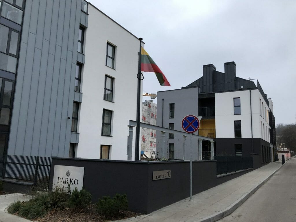 Parko namai 1 etapas (Krėvos g. 10) - Multi apartment - construction photos