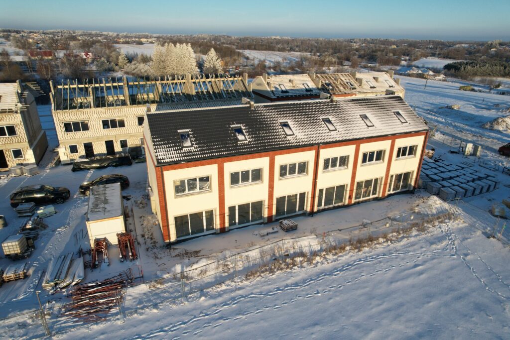 Naujoji Anglija 2.0 (Juodasis kel. 79N) - Row housing - construction photos