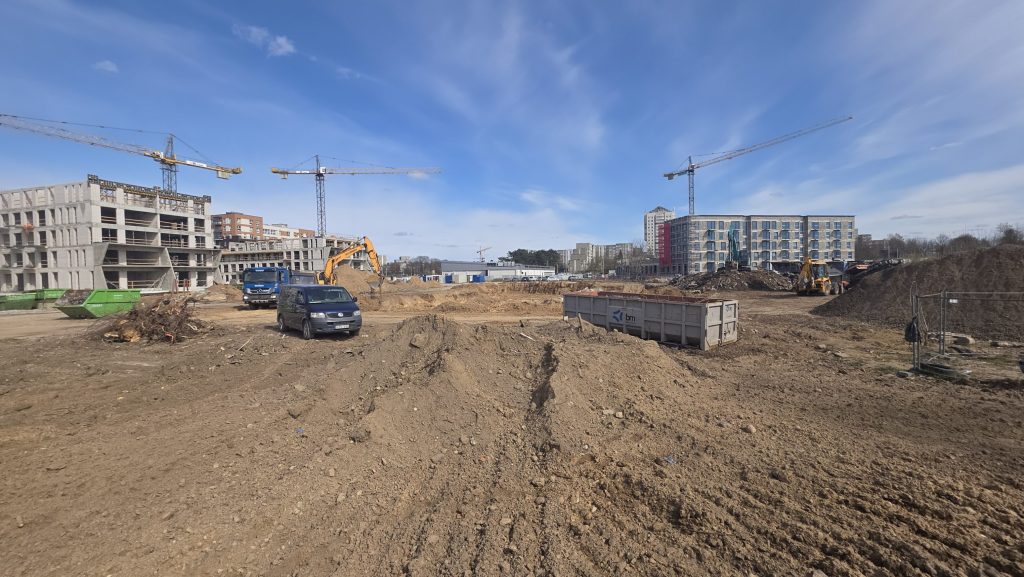 Just-in 2 etapas (D, E, F) (Justiniškių g. 126) - Multi apartment - construction photos