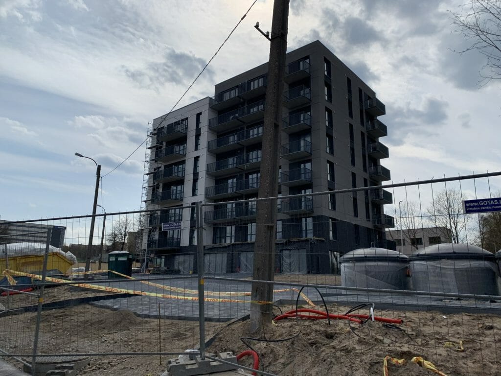 Storyline (Algirdo g. 85) - Multi apartment - construction photos