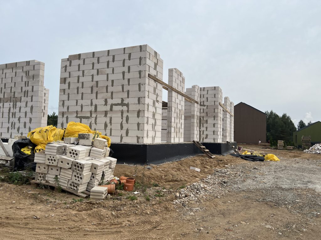 J. Bretkūno g. 30, 32, 44, 46, 48 (J. Bretkūno g. 30, 32, 44, 46, 48) - Row housing - construction photos