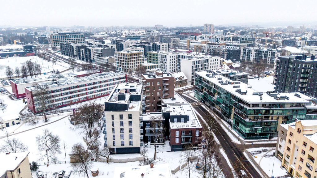 Nexto (Linkmenų g. 4) - Multi apartment - construction photos