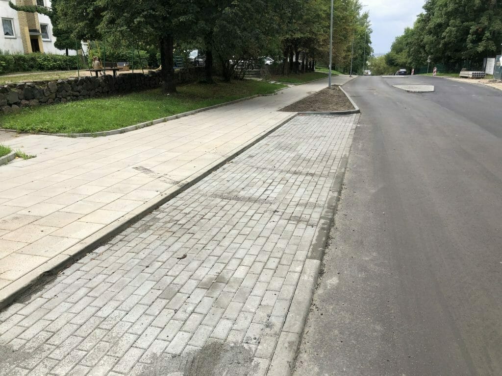 Ramaus eismo gatvė Šaltkalvių g (Šaltkalvių g.) - Street - construction photos